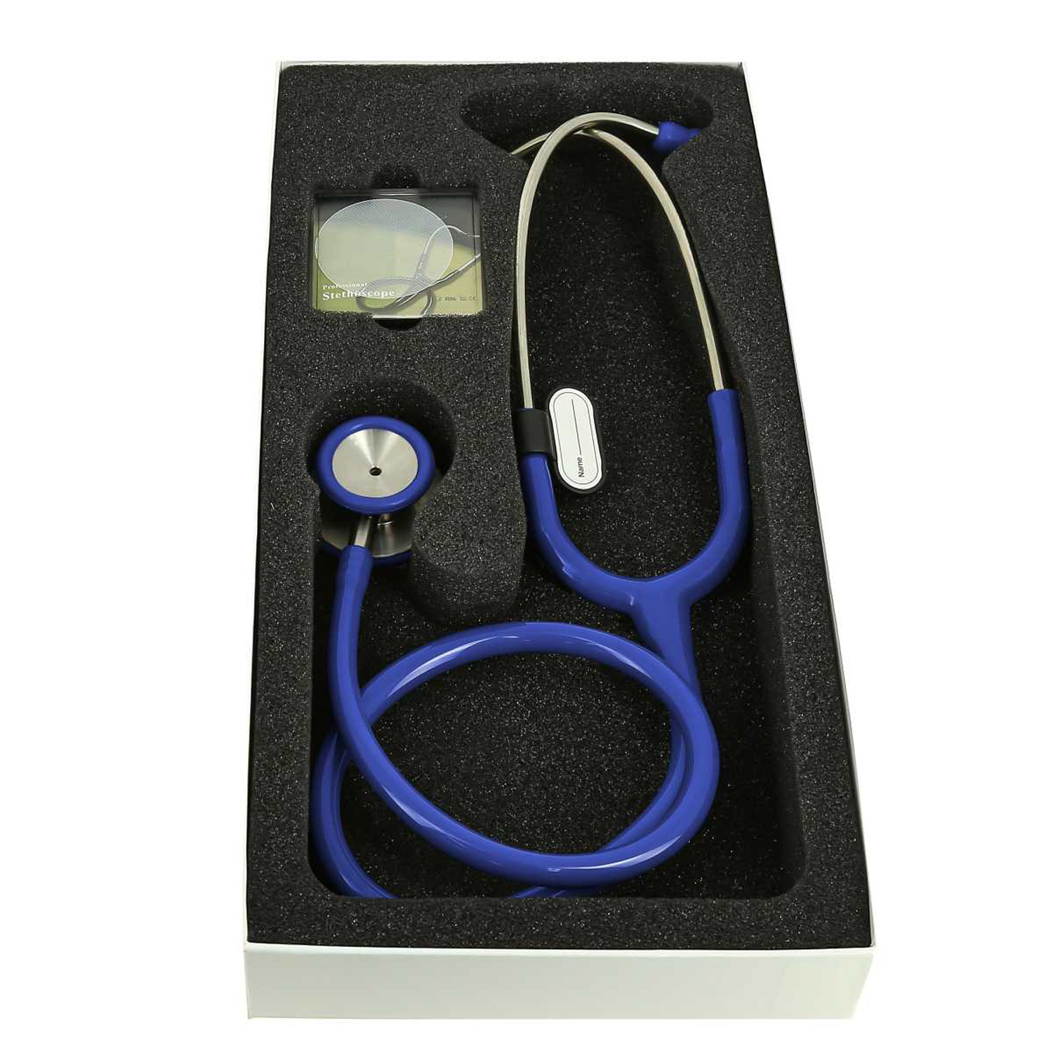 Стетоскоп AMRUS 04-AM420 двухсторонний терапевтический из стали синий - 13